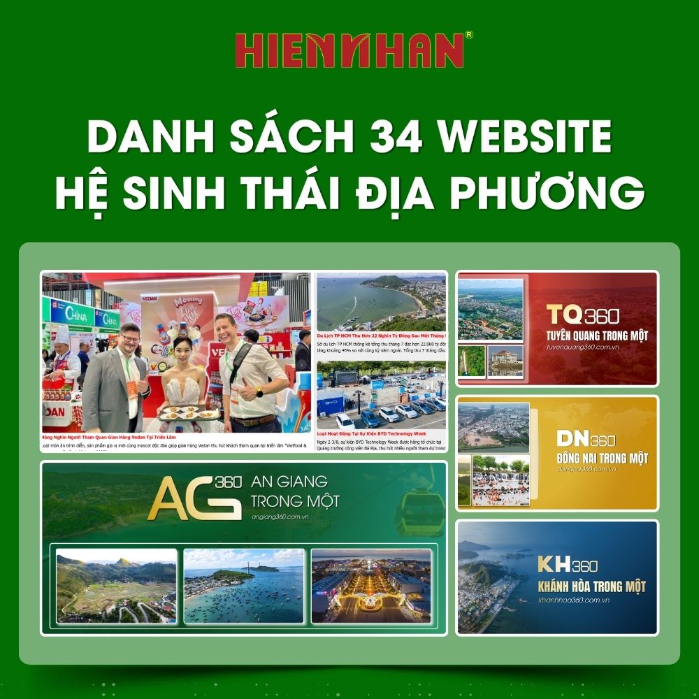 Danh Sách Hệ Sinh Thái Địa Phương Của 34 Tỉnh Thành Việt Nam